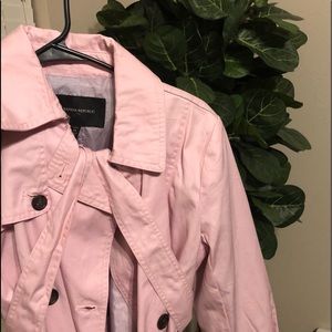 Banana Republic Pink Dress Trench Coat Transitional coat